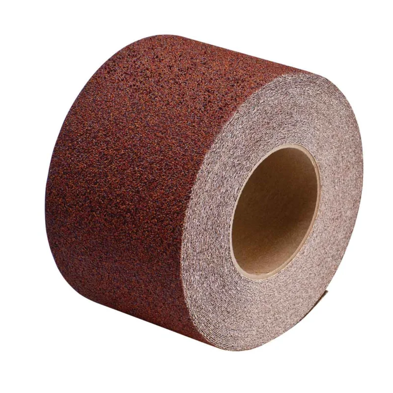 Brady - Logistieke markering - Anti-slip tape op rol - Rood - ANTISKID TAPE RED 100MMX18M - 078199 - 86078199 Finale Uitverkoop