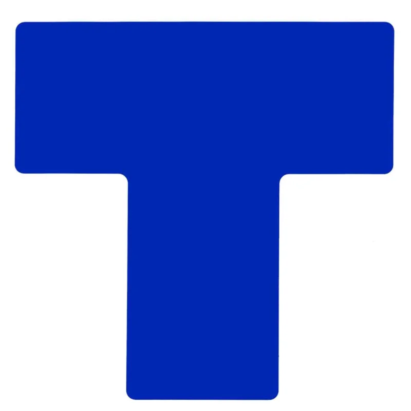 Betrouwbaar Brady - Logistieke markering - ToughStripe voorgesneden vormen (L, T, +, voetafdrukken en meer) - TS-101.60-514-DIV-BL-20 - 104462 - 86104462