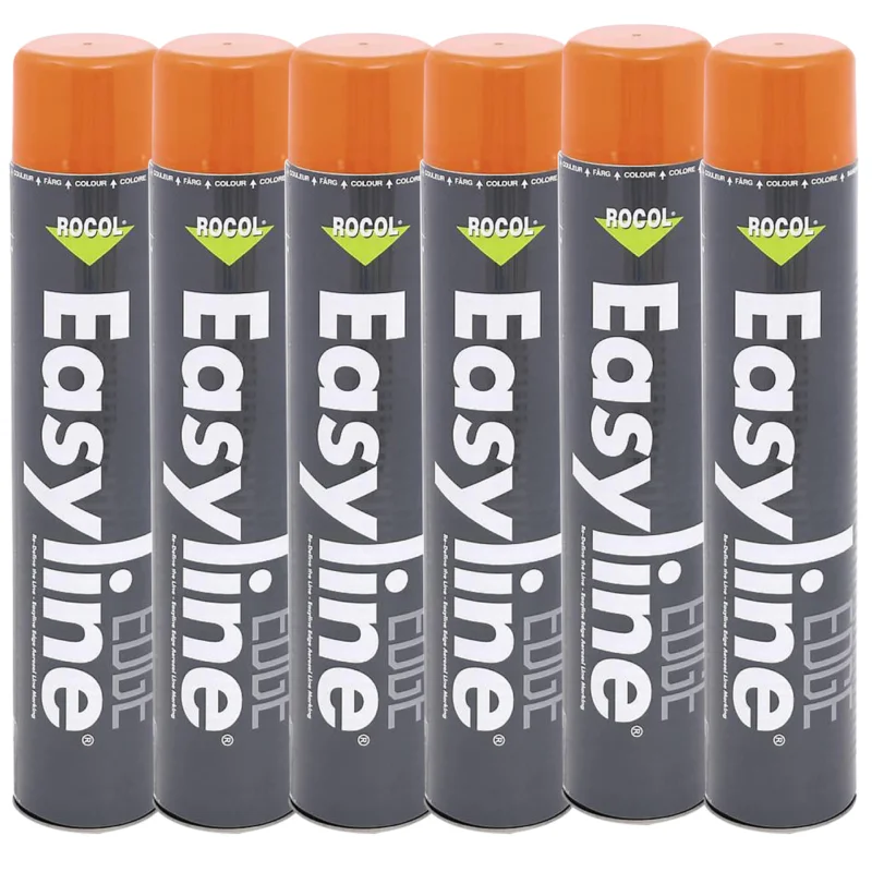 Brady - Logistieke markering - Epoxyverven Easyline voor industriële markering - Permanent - Oranje - EASYLINE PAINT ORANGE (PAC of 6) - 225007 - 86225007 Exclusieve Aanbieding