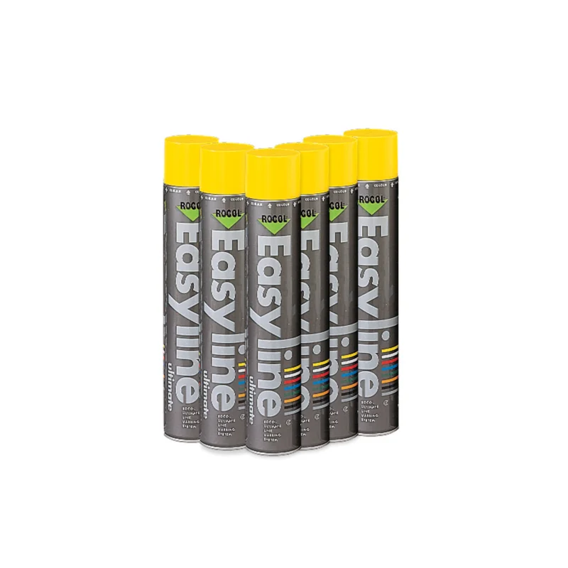 Brady - Logistieke markering - Epoxyverven Easyline voor industriële markering - Permanent - Geel - EASYLINE PERM. PAINT YEL (6PC) - 255353 - 86255353 Laatste Kans