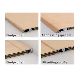 Quickstep Incizo Profiel tbv Click pvc (200 cm) Laatste Kans