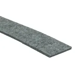Actieprijs Viltstrip grijs 100 x 5 cm zelfklevend