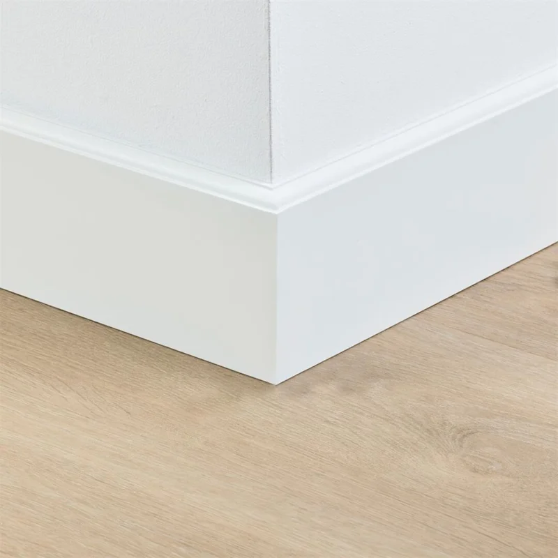 Koop Online MDF plinten Praag 120x15mm RAL9010 gelakt