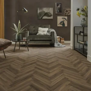Ambiant Spigato Avanto Visgraat Warm Brown 9096.3501.19 Visgraat Plak PVC Alleen Vandaag