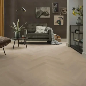 Ambiant Spigato Estino Visgraat Smoky 6611.1612.19 Visgraat Plak PVC Finale Uitverkoop