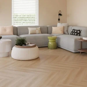 Castell Supreme 812 Herringbone Honey Grey 254 Visgraat Plak PVC Direct Beschikbaar
