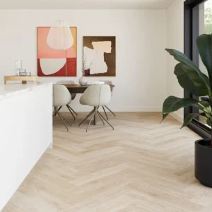 Voordeelprijs Castell Ultimate 890 Oak Pear 291 visgraat plak PVC vloer
