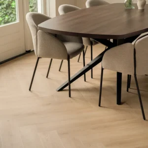 Actieprijs Floer Walvisgraat PVC Bryde Bruin FLR-3526 Visgraat Plak PVC