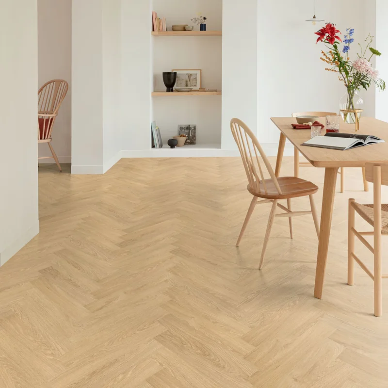 Betaalbaar Floorify Walvisgraat Uni FG601 Visgraat Plak PVC