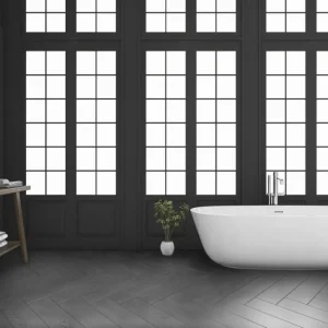 Exclusieve Aanbieding Hebeta Largo Visgraat Eiken Zwart 77811 Visgraat Plak PVC