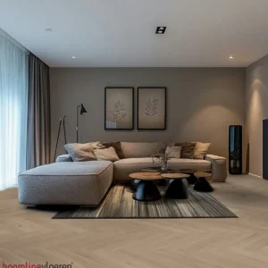 Korting Hoomline Fusion Superior Visgraat Gotham Oak Oiled 44213 Visgraat Plak PVC
