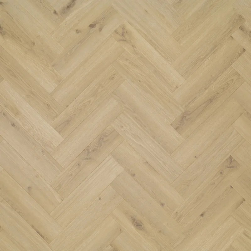 Tarkett ID Inspiration 55 Supernature visgraat 60x15cm Delicate Oak Almond 24537092 Visgraat Plak PVC Merkproduct