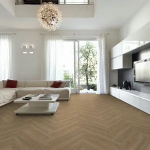 Therdex Herringbone Rustique 7573 Visgraat Plak PVC Op = Op