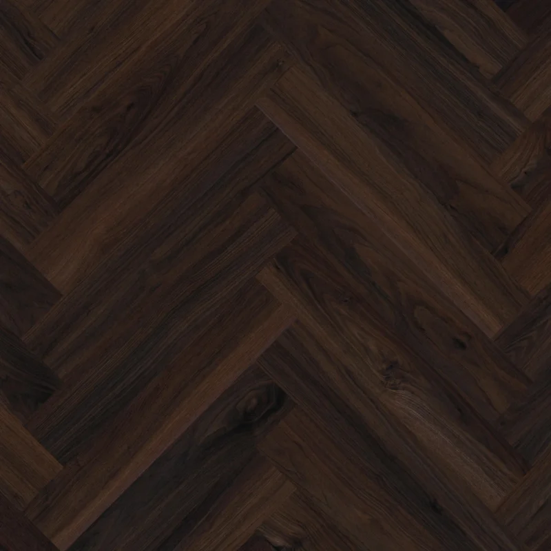 Therdex Walnut visgraat Click C6042 Visgraat Click PVC Op = Op