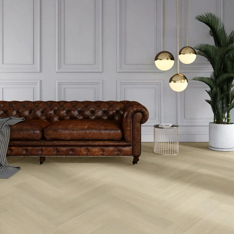 VivaFloors Bordeaux 8510V - Visgraat Plak PVC Gecertificeerd
