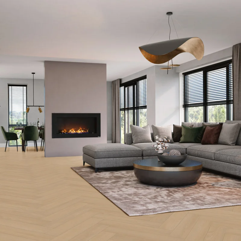 Nu Kopen VivaFloors Bordeaux 8530V - Visgraat Plak PVC