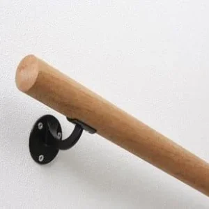Hardhouten trapleuning rond 270 cm Direct Beschikbaar