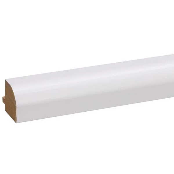 Vensterbanklijst MDF wit rond 260 x 3,1 x 2,8cm Superprijs