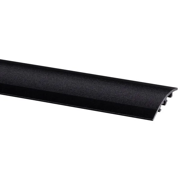 Tijdelijk Beschikbaar Overgangsprofiel ongelijkvloers Zwart 47 x 10 mm lengte 190 cm
