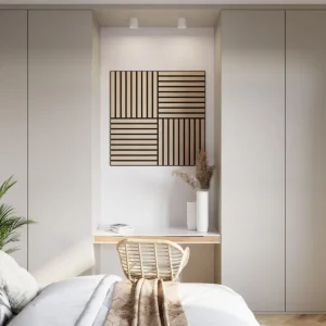 Decowall Acoustic Tile natuur eiken 50x50cm 4 stuks Koopje