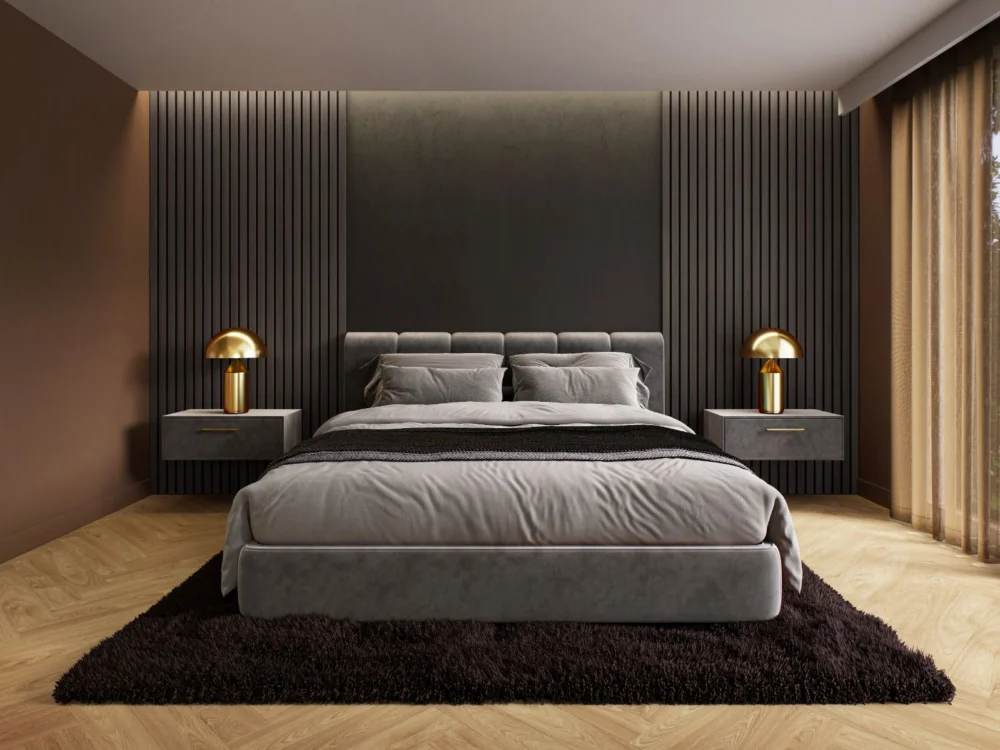 Decowall Acoustic Advanced Deluxe antraciet 260x30cm 2 stuks Actieprijs