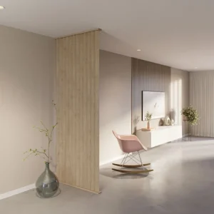 Weekendaanbieding Decowall Roomdivider profiel schuin 45° natuur eiken 2 stuks