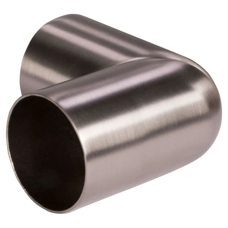 flexibel trapleuning koppelstuk 90-180° Ø45 mm RVS-look Populair