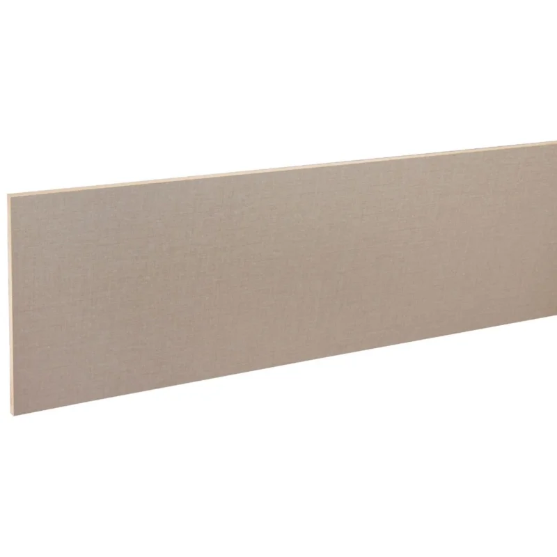Stootbord Grijs textiel 130x20cm (3 stuks) Seizoensaanbieding