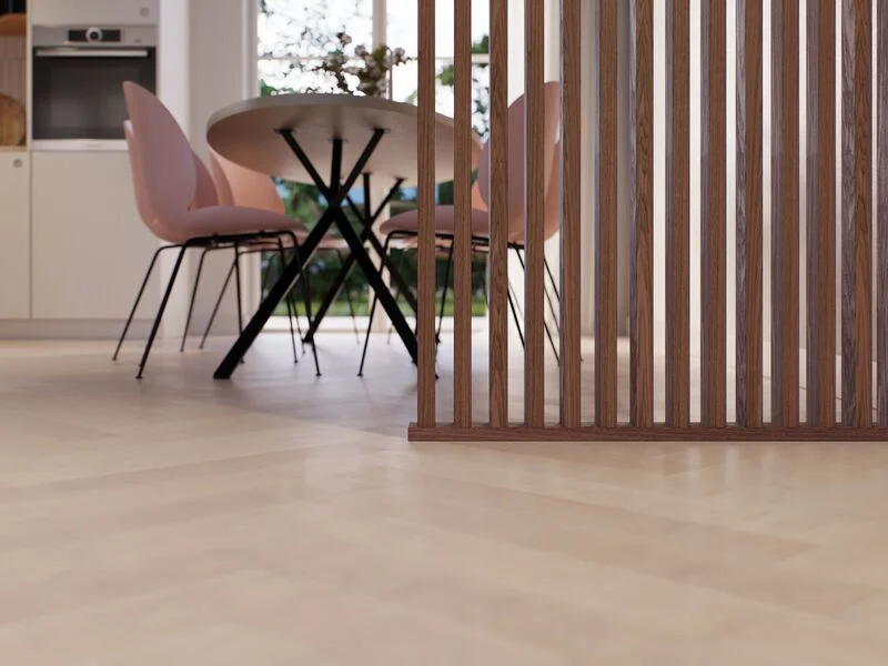 Decowall Roomdivider profiel recht 90° walnoot 2 stuks Premium