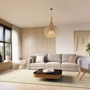 Decowall Acoustic Advanced Natuur eiken Ton-sur-ton 260x30cm 2 stuks Beste Prijs