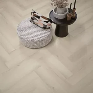 Aanbieding Sierra Visgraat Beige 2101 Lijm PVC 730x146x2,5mm 0,55