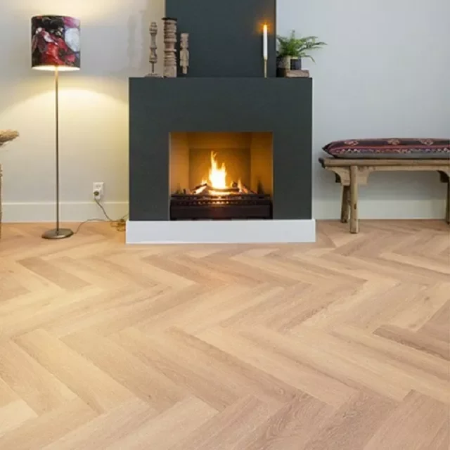 Signature Lijm PVC vloer 610x122x2,5mm 0,7 Visgraat Torsken Oak Speciale Aanbieding