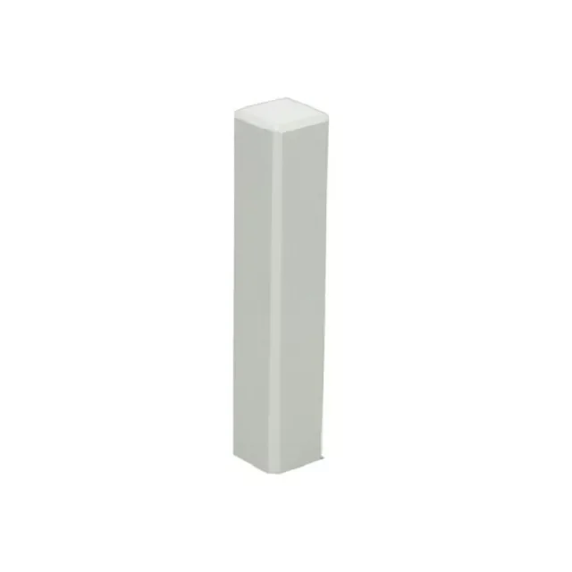Veilige Betaling Hoek/eindstuk t.b.v. MDF plint 90x15 wit RAL 9010