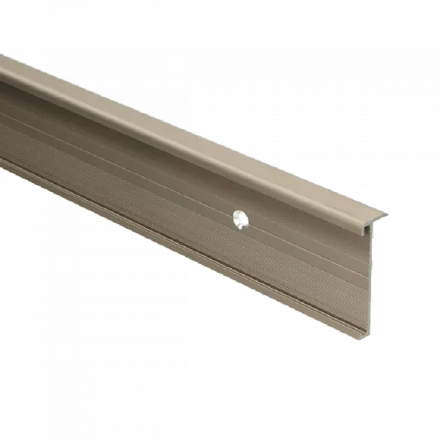 Trapneusprofiel PVC RVS 14x43mm 3m Gecertificeerd