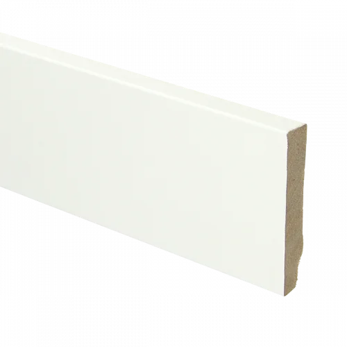 12mm MDF Wit folieplint recht Koop Online