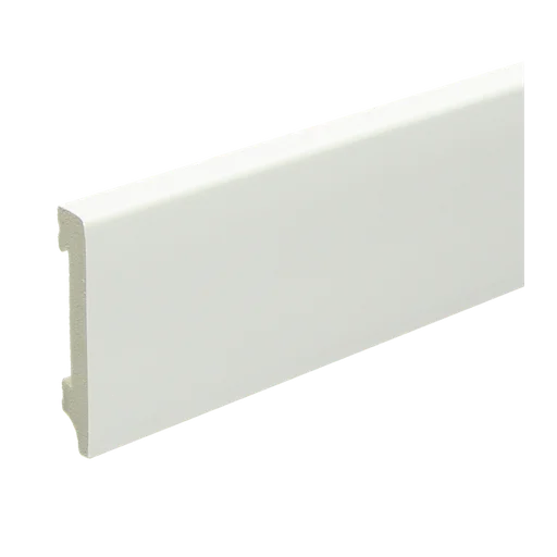 Nieuw 12mm Watervaste kunststof Moderne plint wit
