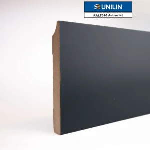 Nu Kopen 15mm MDF Design Plint Voorgelakt RAL7016