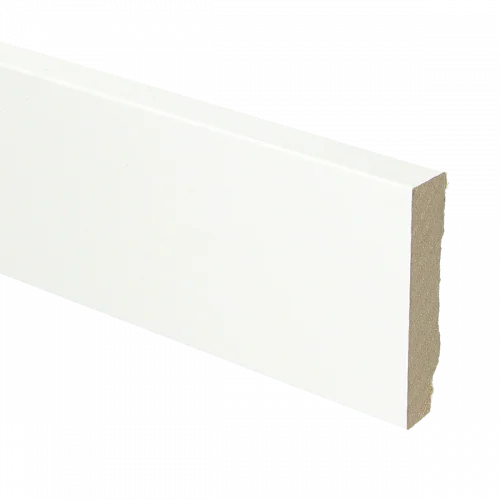 Laatste Versie 15mm MDF Wit folieplint recht