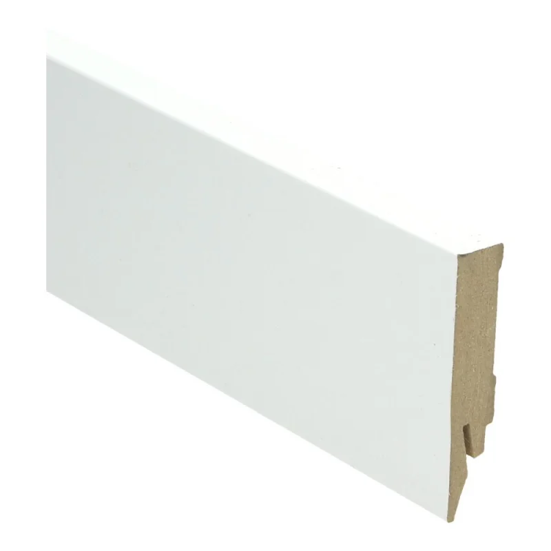 Op = Op 27144 Hoogglans Wit 70mm MDF folieplint
