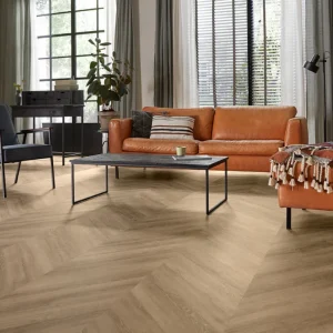 Uitverkoop 42215 Apulia Parva Oak Chevron Dryback PVC