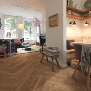 7002 Eik Barnsteen LS350 Visgraat Laminaat Exclusieve Aanbieding