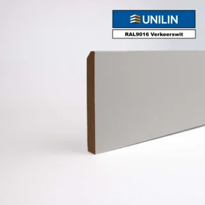 Beste Prijs 9mm MDF Design Plint Voorgelakt RAL9016
