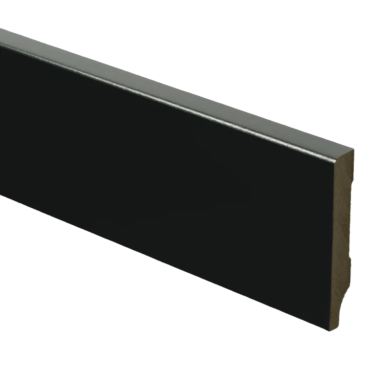 Flitsaanbieding 9mm MDF Moderne Plint Voorgelakt RAL9005