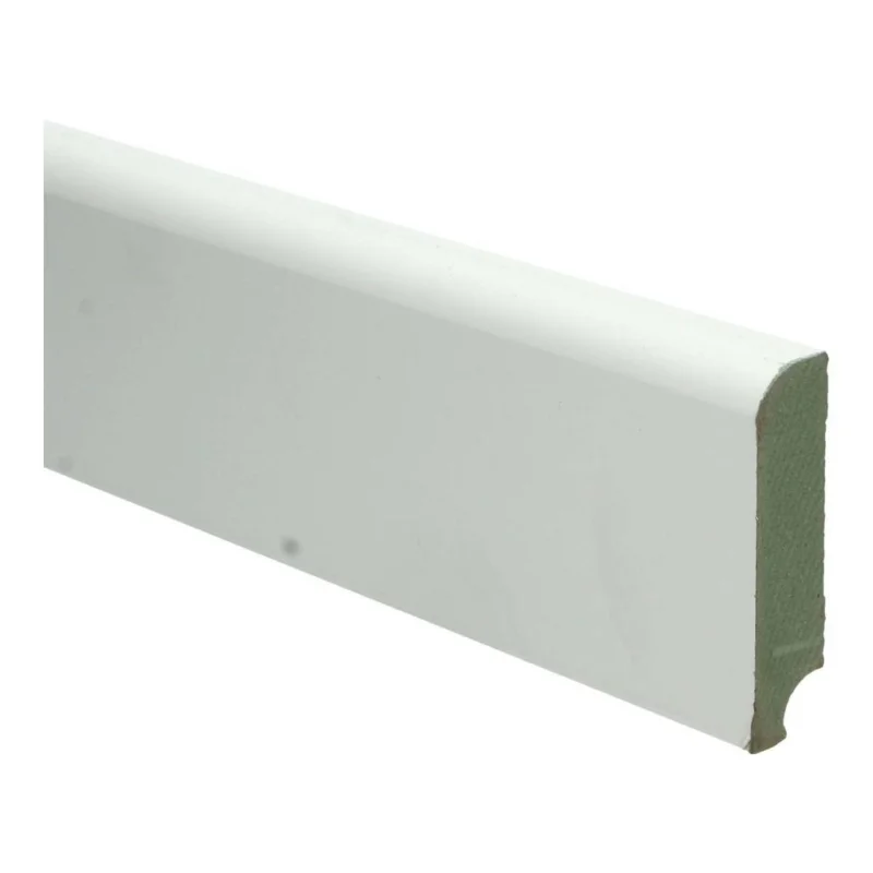Beste Prijs 18mm MDF Koloniale Plint Wit Voorgelakt RAL9010