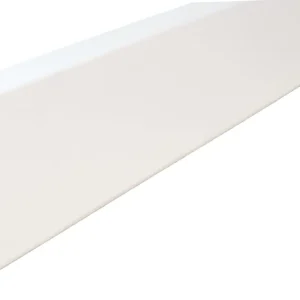 Superprijs 418558 MDF Stijlplint Wit folie akoestiek vitoband 78