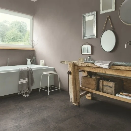 SGTC20304 Black Slate Blush Glue Tegel PVC Gecertificeerd