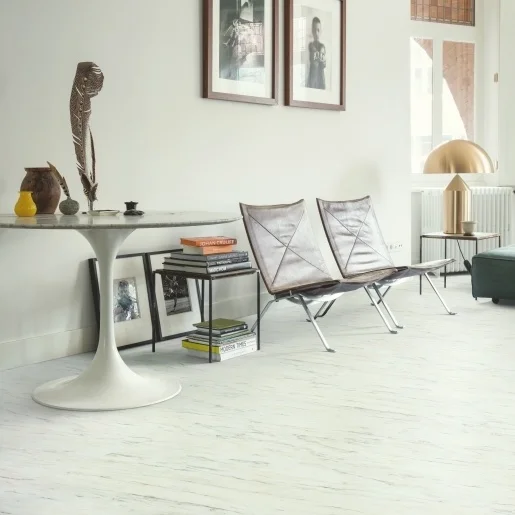 SGTC20305 Luna Marble White Blush Glue Tegel PVC Goedkoop