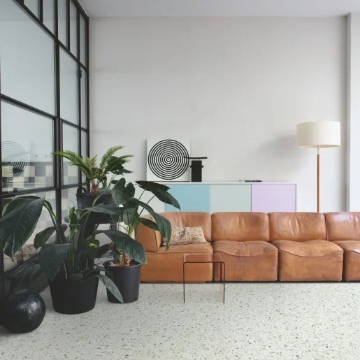 SGTC20307 Terrazzo Multi Colour Blush Glue Tegel PVC Betrouwbaar