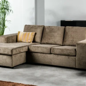 Adore 3 Zits Bank Cl L+R, Stof Hotel Chique, H430 Bruin Merkproduct