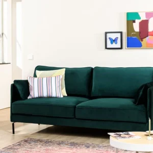 Adore 3 Zits Bank, Stof Fashion Velvet, F610 Groen Koop Vandaag